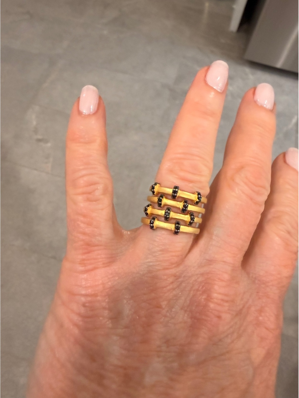 Frieda Rothman Statement Ring size 6